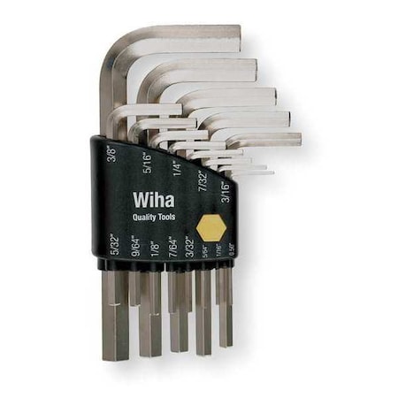 Wiha 13 Piece SAE L-Shape Hex Key Set, 35194 35194