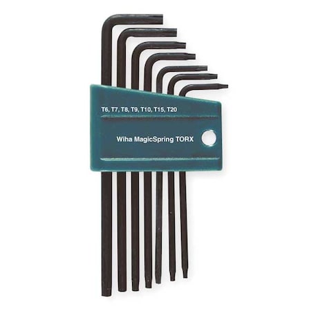 Wiha 7 Piece Torx? L-Shape Torx? Key Set, 37190 37190
