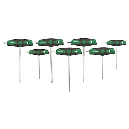 Wiha 7 Piece Torx? Flag Handle Torx? Key Set, 36497 36497