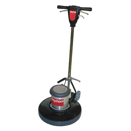 DAYTON Floor Scrubber, Single, 20 In, 1.5HP, 175rpm 6UFR4