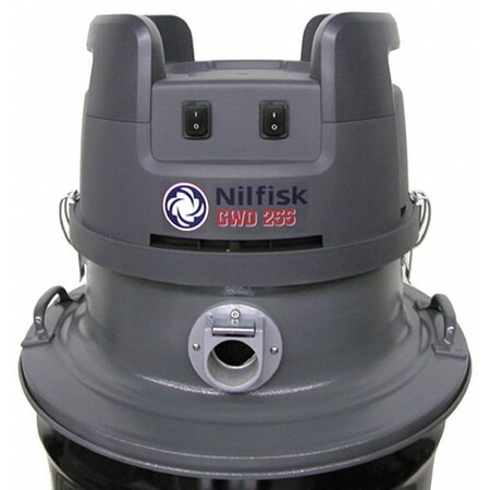 Nilfisk Wet/Dry Drum Top Vacuum, 55 gal. M90040