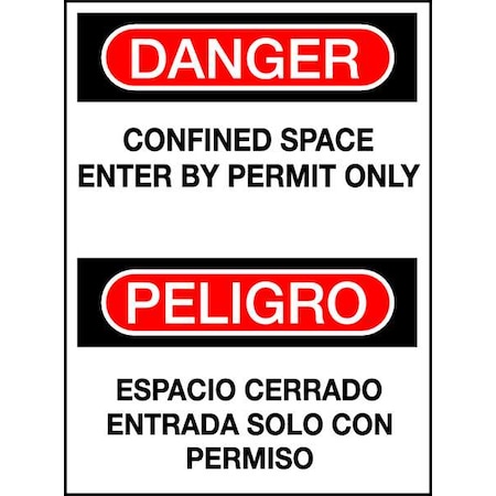 Brady Bilingual Sign, 122398 122398