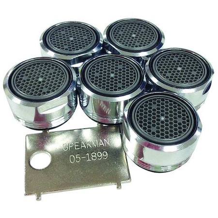 Speakman Aerated Outlet, 15/16 in - 27, Brass, PK6 RPG05-1177