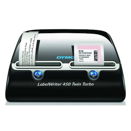 Dymo Label Printer, LabelWriter 450 Twin Turbo, Material: Plastic 1752266