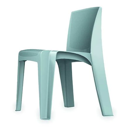 Cortech Stacking Chair, RazorBack Series, Polypropylene Gray 86484-G | Zoro