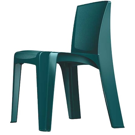 Cortech Stacking Chair, RazorBack Series, Polypropylene Teal 86484-T