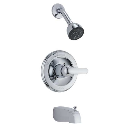 Delta Faucet Tub & Shower Tub / Shower Faucet, Wall, Chrome T13420