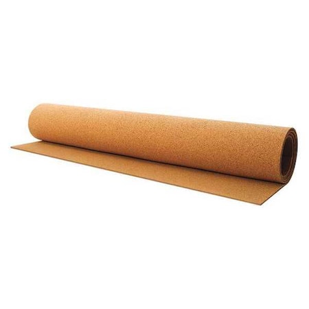 ZORO SELECT Cork Roll, BB13, 5.0mm Th, 48 In x 20 Ft 4NLY4