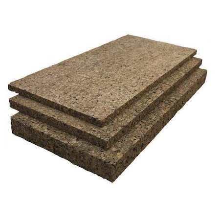 ZORO SELECT 1/2" Cork Sheet, 12"x36" 4NLZ7