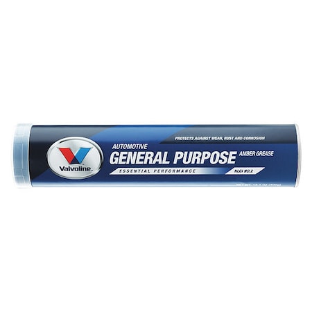 Valvoline Extreme Pressure Grease, Tube, 14.1 oz, 15.4 cSt Viscosity (SUS at 100 F), 2 VV60910