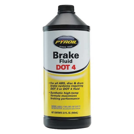 Pyroil 32 oz OSHA Brake Fluid - Bottle PYBF4-32