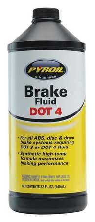 PYROIL 32 oz. - Brake Fluid - Plastic Bottle PYBF4-32