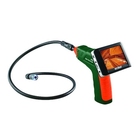 Extech Video Borescope, 3.5 In, 39 In Shaft BR200