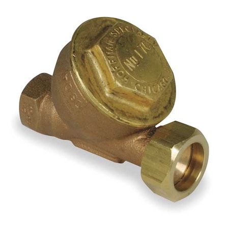 Bell & Gossett Steam Trap, 25 psi, 353F, 4-23/32 In. L 17C-V-2-25
