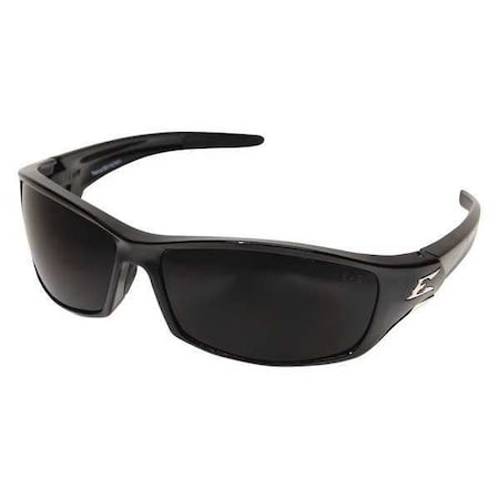 Edge Eyewear Reclus, Safety Glasses, Anti-Scratch, Gray Lens, Black Frame, Full-Frame SR116