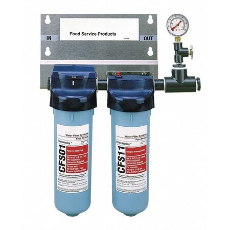 3M Filtration Ice Machine System, 1/2 In NPT, 3 gpm CFSBCI-1