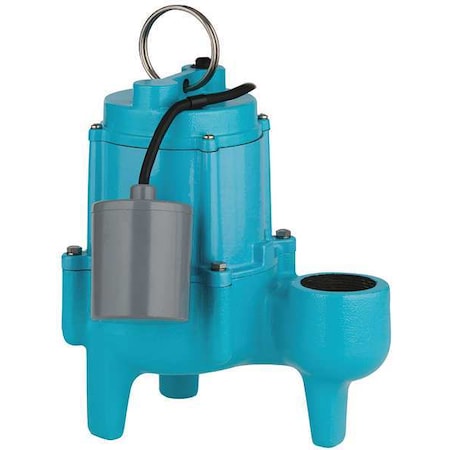 Little Giant Pump 4/10 HP 2" Auto Submersible Sewage Pump 115V Tether 509926
