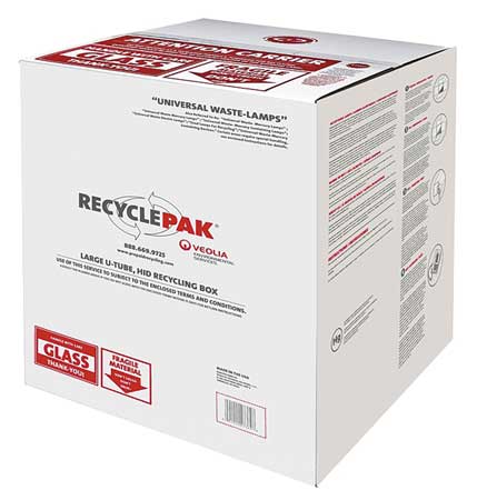RECYCLEPAK Veolia Lamp Recycling Kit, 24"x22"x22" SUPPLY-191