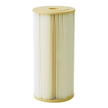 Zoro Select Pleated Filter Cartridge, 20 gpm, 1 Micron, 4-1/2" O.D., 9 3/4 in H SCEM121