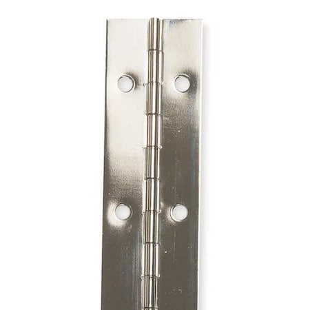 Zoro Select Piano Hinge, Steel, Full Surface Mounting, 5/8