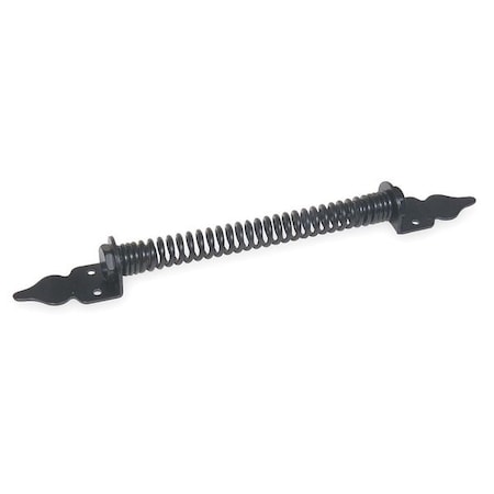 Zoro Select Adjustable Gate Spring, Black 4PB52 | Zoro