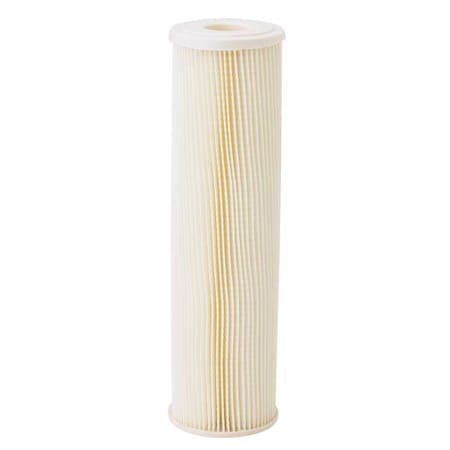 Pentair Pentek Pleated Filter Cartridge, 10 gpm, 5 Micron, 2-7/8" O.D., 9 3/4 in H 255482-75