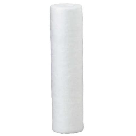 Zoro Select Solid Filter Cartridge, 5 gpm, 25 Micron, 2-1/2" O.D., 10 in H 555217-75