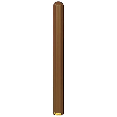 Zoro Select Post Sleeve, 8 In Dia., 57 In H, Brown 1738BR