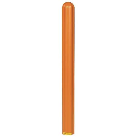 Zoro Select Post Sleeve, 4 In Dia., 56 In H, Orange 1732OR