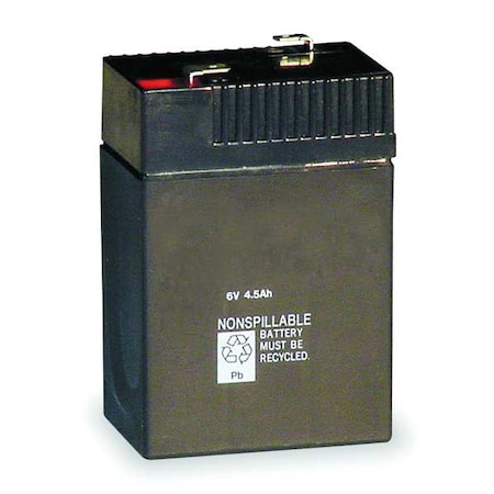 LITHONIA LIGHTING Battery, Lead Calcium, 6V, 4A/HR. ELB 06042