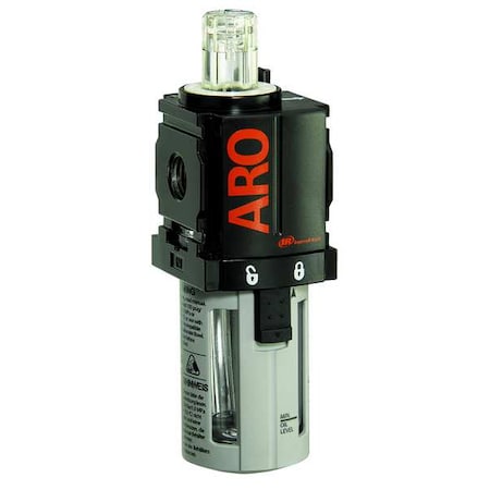 ARO Air Line Lubricator, 1/2In, 156cfm, 150 psi L36341-100