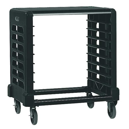 Rubbermaid Commercial End-Load Rack, 18 5/8x23 3/4x67 7/8, Blk FG331700BLA