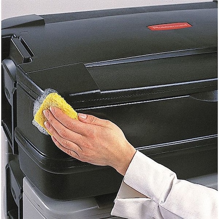 Rubbermaid Commercial Insulated Food Carrier, 19x10 3/4, Black FG940600BLA