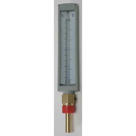 Zoro Select Compact Thermometer, -40 to 110 F, Lower 4PRT7