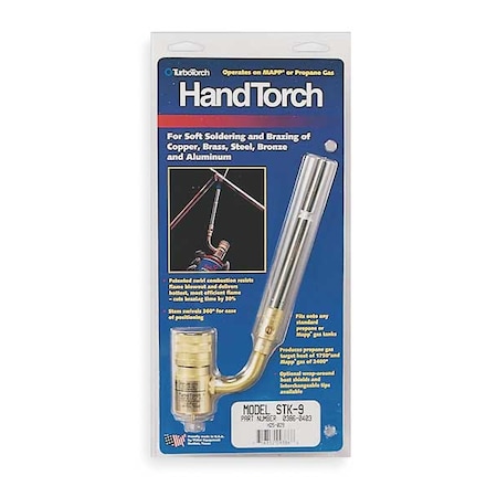 Turbotorch Hand Torch, 360 Deg, Swirl Flame 0386-0403