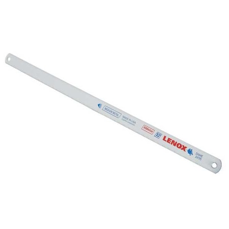 LENOX Hacksaw Blade, Length 12 in, Teeth per Inch 24, Bi-Metal, 10 Pack 20145-V224HE