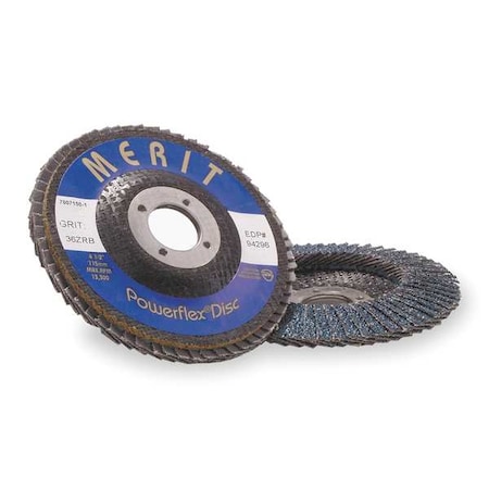 Merit Arbor Mount Flap Disc, 5in, 24, ExtraCoarse 08834193727