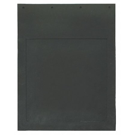 Zoro Select Splash Guard, 36" X 24", 0.25" Nyracord(R) Rubber, Black 4RGK6