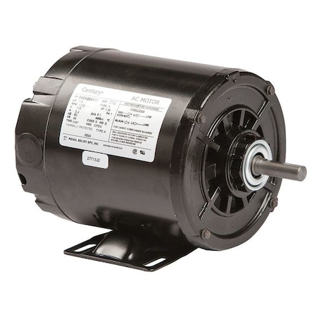 Century Split-Phase Belt Drive Motor, 1/3 HP, 48 Frame, 115V AC Voltage, 1,725 Nameplate RPM 889A