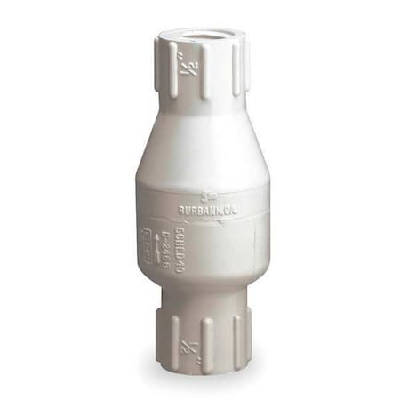 DAYTON 2" FIPT PVC Spring Check Valve 4RG69