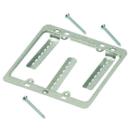 Eaton B-Line Communication Bracket, 2 Gangs, Pre-Galvanized Steel, Gang Box Type BB20L