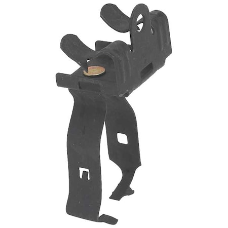 Eaton B-Line Clip, Conduit; Pipe Use, 1-1/2 in, Steel, Zinc Phosphate BG-24-U-2-4