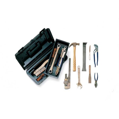 Ampco Safety Tools Hazmat Nonsparking Tool Set, 16 pc. M-49