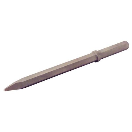 Ampco Safety Tools Bull Point Chisel, 1.125 In., 21 In., Round C-8