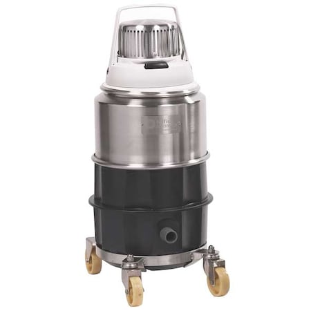Nilfisk Industrial, Critical Area Vacuum, 1 3/4 gal, HEPA, ULPA, 72 cfm, 1 1/2 hp L01798180