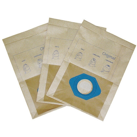 Tough Guy Vacuum Bag, Dry, ULPA Cartridge Filter, 5 PK 49AJ55
