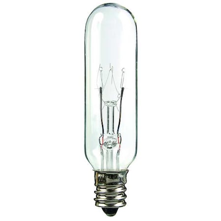 Zoro Select 15W, T6 Incandescent Light Bulb (Formerly LumaPro) 15T6-130V