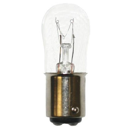 Zoro Select 6W, S6 Incandescent Light Bulb (Formerly LumaPro) 6S6DC/130V