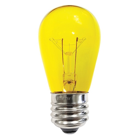 Zoro Select 11W, S14 Incandescent Light Bulb (Formerly LumaPro) 11S14 TY 130V