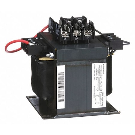 Square D Control Transformer, 1 kVA, Not Rated, 120V AC, 240/480V AC 9070TF1000D1
